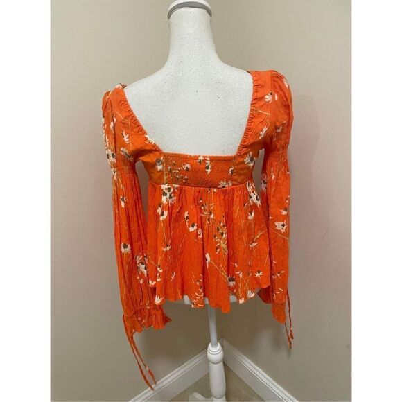 Urban Outfitters UO Allie Tie-Sleeve Blouse Size M - Picture 5 of 8